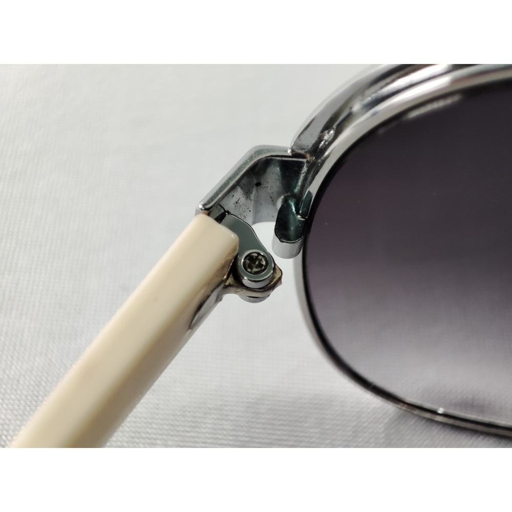 Michael Kors Natalia M2473S Aviator Sunglasses White Silver 64-13-130 Near Mint‎ - Picture 8 of 14